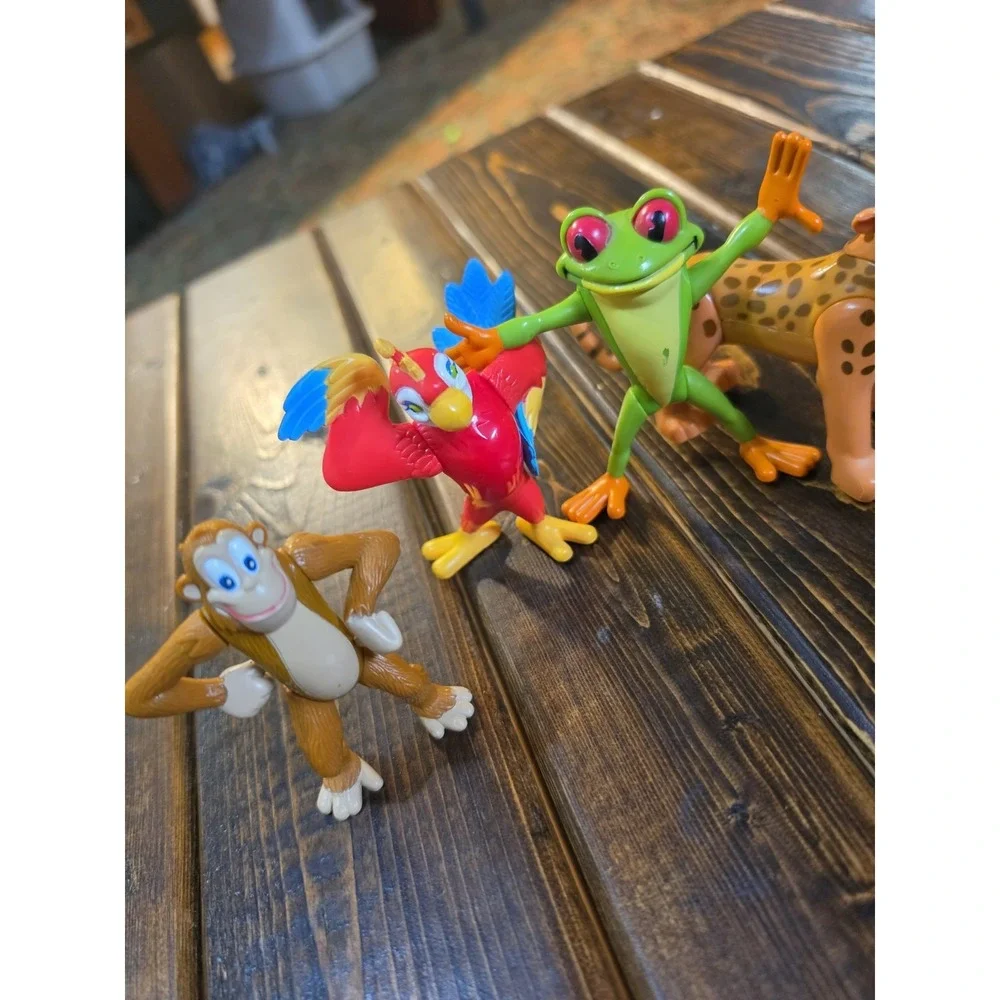RFC Rainforest Cafe Poseable Figures PVC Lot of 6 y2k‎